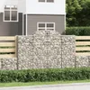 The Living Store Gabionen mit Hochbogen 8 Stk. Produktbild-Vorschau 1