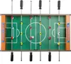A top-down view of a mini foosball table with red and yellow players. Anteprima dell’immagine prodotto
