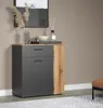 Kommode "Avila" Sideboard in grau mit Evoke Eiche 80 x 86 Produktbild-Vorschau 3
