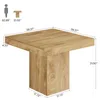 Tavolo da pranzo Tribesigns per 4 persone, 100*100 cm Anteprima dell’immagine prodotto 2