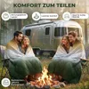 Sleep Comfy Sommerbettdecke 135x200 cm Grün mit Kissenbezug Produktbild-Vorschau 8