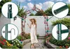 Plonos PL-991 Pergola zahradní oblouk 265 cm, tmavě zelená Náhled obrázku produktu 7