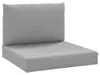 vidaXL Palettenkissen 2-tlg. Grau Oxford-Gewebe Produktbild-Vorschau 1