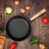 Gusseisenpfanne 26cm Gußeisenpfanne 65mm hoch mit Holzgriff Produktbild-Vorschau 6