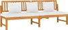 vidaXL Lehátko s krémově bílými polštáři 200x60x75 cm Náhled obrázku produktu 3