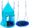 Nestschaukel Zelt Schaukel - Blau, 100x100x150 cm Produktbild-Vorschau 2