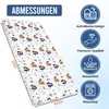 Kindermatratze 70x140 | Kinder Klappmatratze mit Blauem Produktbild-Vorschau 6