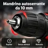AJIEQAQ Trapano Avvitatore a Percussione 21V, Set 3 in 1 Anteprima dell’immagine prodotto 5