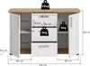 Sideboard "Mirano" in weiß Lärche und Eiche Artisan Produktbild-Vorschau 12
