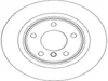 TRW Bremsscheiben (2 Stück) Hinterachse DF4451 Produktbild-Vorschau 3