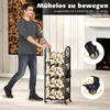COSTWAY Kaminholzregal 4 Ebenen mit Rollen & 4 Produktbild-Vorschau 7