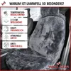 WALSER Premium Lammfell Autositzbezug Maya, 100% Lammfell Produktbild-Vorschau 2
