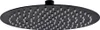 Aloni Regendusche Kopfbrause rund Schwarz matt Ø 30 cm Produktbild-Vorschau 1