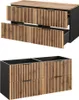 Waschbeckenunterschrank 120 cm für 2 Aufsatzwaschbecken Produktbild-Vorschau 3