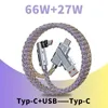 USB-C Kabel 100W Schnellladekabel LED RGB leuchtend Produktbild-Vorschau 7