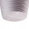 A close-up view of the bottom of a white planter with gray wavy lines. Anteprima dell’immagine prodotto