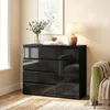 HOMCOM Sideboard, Kommode mit 5 Schubladen, verstellbarem Produktbild-Vorschau 2