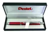 Pentel Gel Tintenroller EnerGel Sterling BL407 rot im Etui Produktbild-Vorschau 1