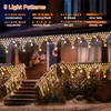 4x0.6M LED Lichtervorhang Weihnachten Sterne Lichterkette Produktbild-Vorschau 9