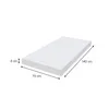 Kindermatratze Vitalispa  Weiß 140 x 70 cm, Model 40376 Produktbild-Vorschau 3