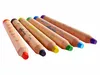Crayons de bois Jumbo 6 couleurs STRIGO Voir les images du produit 4