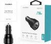 Choetech 63W Dual USB-C 45w+ USB-A 18w fast car charger Náhled obrázku produktu 8