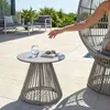 di volio Beistelltisch CAPRIO - runder Outdoor Tisch aus Produktbild-Vorschau 2