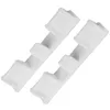Embouts ( 2 pièces ) pour rail de rideau aluminium - blanc Voir les images du produit 2
