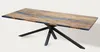 Casa Padrino Luxus Esstisch Braun / Blau / Schwarz 250 cm Produktbild-Vorschau 2
