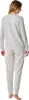 Schiesser Damen-Schlafanzug silber meliert 40 Produktbild-Vorschau 9