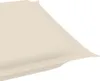 vidaXL Coussin pour chaise longue Crème 186x58x4 cm Tissu Voir les images du produit 15