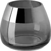 Fink BELLA, Teelichthalter, Glas, Silberfolie, grau, Produktbild-Vorschau 1
