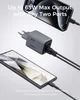 Aukey PA-C3 Comet Mix 3 67W PD GaN nabíjačka Náhľad obrázku produktu 3
