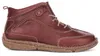 A single red leather boot is shown against a white background. Anteprima dell’immagine prodotto