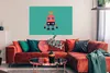 MuchoWow® Poster Roboter - Spielzeug - Gesicht - Rosa - Produktbild-Vorschau 2