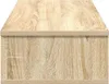 A close-up view of a wooden shelf with a wood grain texture. Náhled obrázku produktu