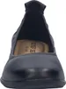 A front view of a single black women's ballet flat shoe. Anteprima dell’immagine prodotto