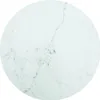 vidaXL Tischplatte Weiß Ø80x1 cm Hartglas in Marmoroptik Produktbild-Vorschau 4
