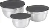Schüssel MagicHome, Edelstahl, mit Deckel, 14-16-18 cm, Set Produktbild-Vorschau 1