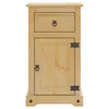 vidaXL Mobile da bagno  45x33x80 cm in legno di pino Anteprima dell’immagine prodotto 5
