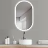 HOKO specchio da bagno LED antiappannamento da parete ovale Anteprima dell’immagine prodotto 12