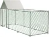 Pollaio Recinto all'aperto Argento 3x1x1,5 m con serratura Anteprima dell’immagine prodotto 10