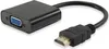 Equip HDMI Adapter VGA mit Audio schwarz Produktbild-Vorschau 3