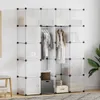 vidaXL Modularer Schrank mit 14 Fächern Weiß 37x146x180,5 Produktbild-Vorschau 2