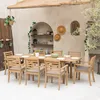 Salon de jardin extensible 180/240cm PADAR en acacia 8 Voir les images du produit 2