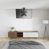 A modern living room with a TV mounted on the ceiling above a media console. Anteprima dell’immagine prodotto