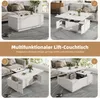 MODFU Table de Salon avec Rangement Caché - Plateau Voir les images du produit 5