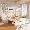 Flieks Etagenbett 90x200cm/180x200cm mit Ausziehbett, Produktbild-Vorschau 1