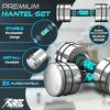 RE:SPORT® Zestaw 2 sztuk hantli z litej stali, kolor Podgląd zdjęcia produktu 5