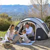 Luxus-Pop-Up-Zelt - 4 Personen - 1 Sekunde Pop-Up - 2000MM Produktbild-Vorschau 6